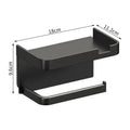 Suporte de papel higiênico, rolo de papel para parede do banheiro, armazenamento de telefone.