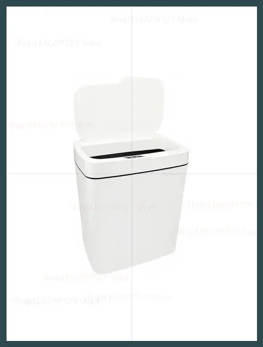 Lixeira automática sem toque de 15L, à prova d'água, com sensor, para cozinha, banheiro e quarto, para casa e escritório
