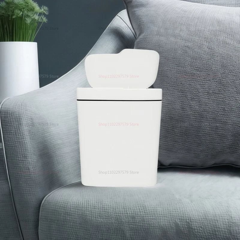 Lixeira automática sem toque de 15L, à prova d'água, com sensor, para cozinha, banheiro e quarto, para casa e escritório